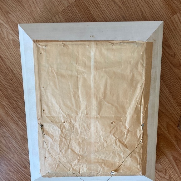 Set of 3 Needlepoint Framed Vintage Roses Black Background - Picture 5 of 8